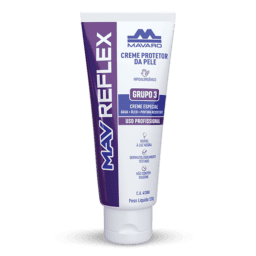 Creme Protetor Especial MavReflex visível à luz negra – Resistente à Água, Óleo e Pintura – Bisnaga 120g