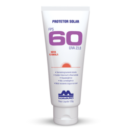 Protetor Solar Mavaro FPS 60 Nova Fórmula – Bisnaga 120g