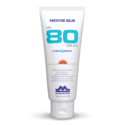 Protetor Solar Mavaro FPS 80 Corpo e Rosto – Bisnaga 120g