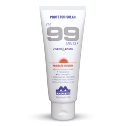 Protetor Solar Mavaro FPS 99 Corpo e Rosto – Bisnaga 120g